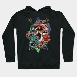 Snake vs Lion Hoodie